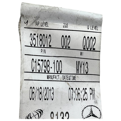 Chicote Porta Mercedes GL 350 2014 2015 Traseira Direita