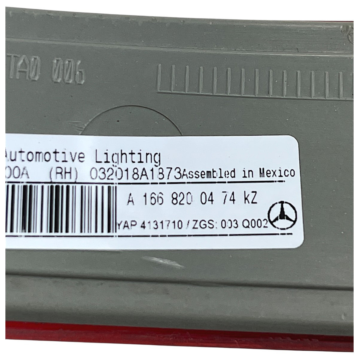 Olho de Gato Lanterna Mercedes GL 350 2014 2015 2016 Direita