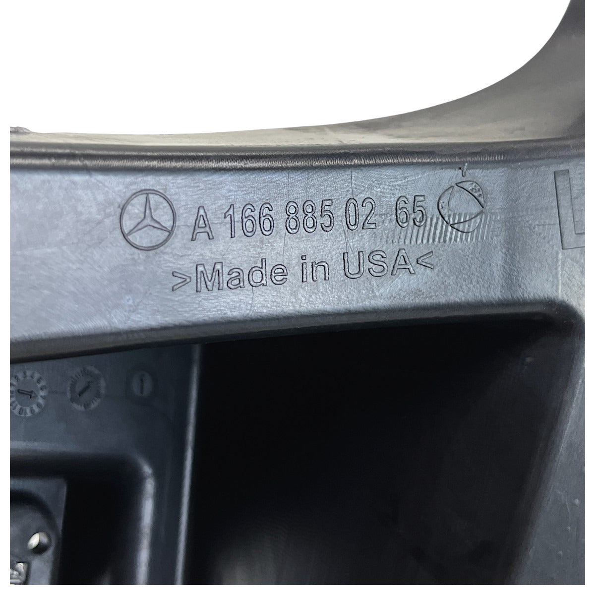 Guia Trava Parachoque Mercedes GL 350 2014 Traseiro Esquerda