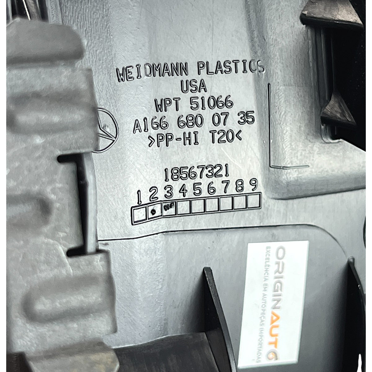 Soleira Mercedes GL 350 2014 2015 2016 Traseira Esquerda