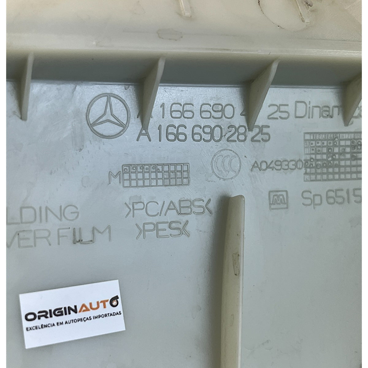 Moldura Coluna B Mercedes GL 350 2014 2015 Esquerda Superior