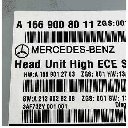 Central Multimídia Rádio Mercedes GL 350 2014 2015 2016