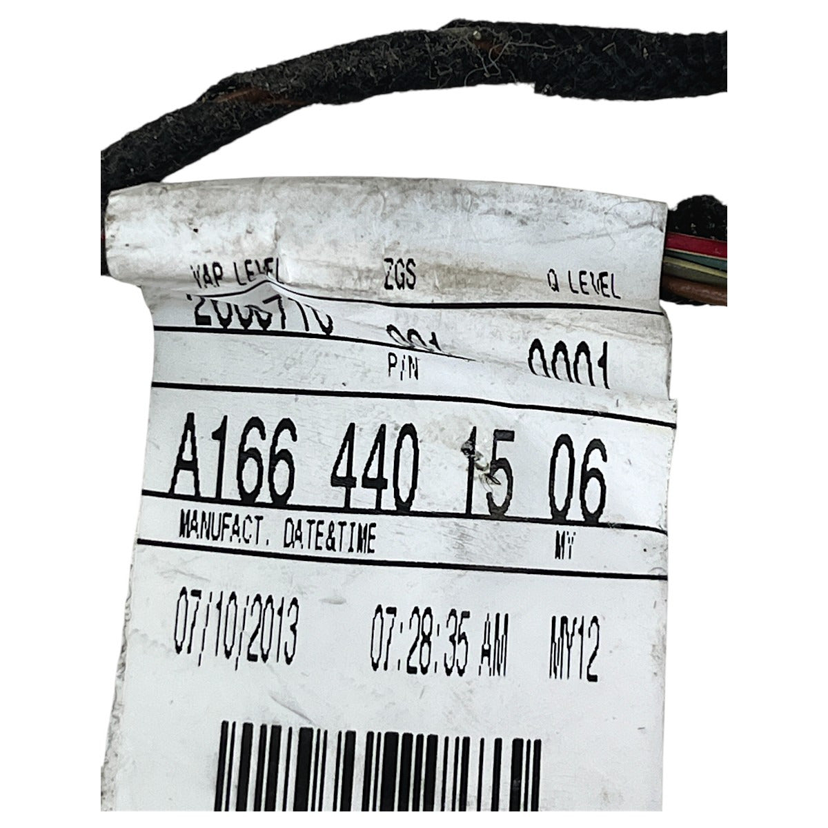 Chicote Porta Mercedes GL 350 2014 2015 Traseira Direita