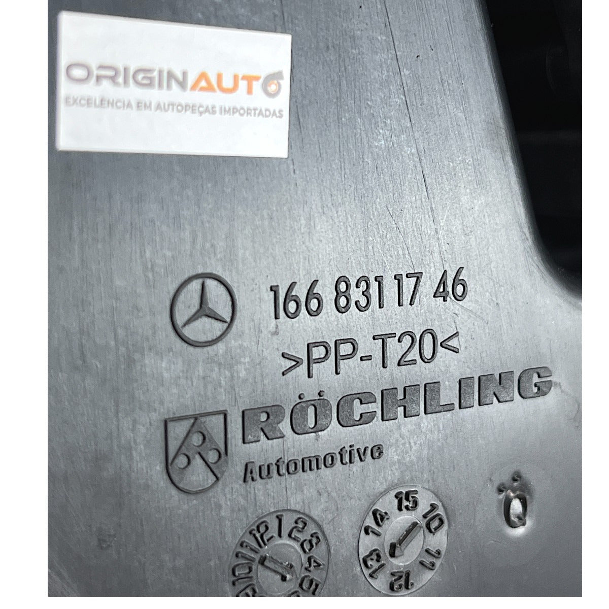 Duto Ar Sensor Mercedes GL 350 3.0 V6 2014 Traseiro Esquerdo