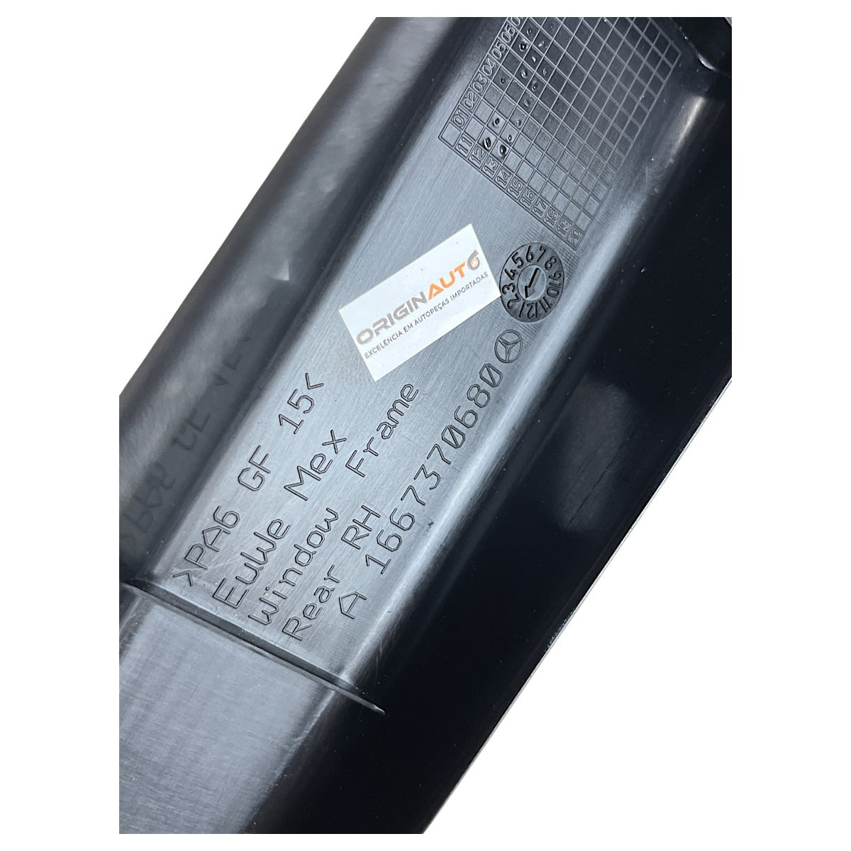 Canaleta Porta Mercedes GL 350 2014 2015 Traseira Direita