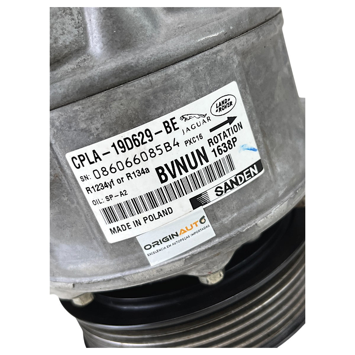 Compressor Ar Condicionado Range Rover 4.4 V8 Diesel 2016