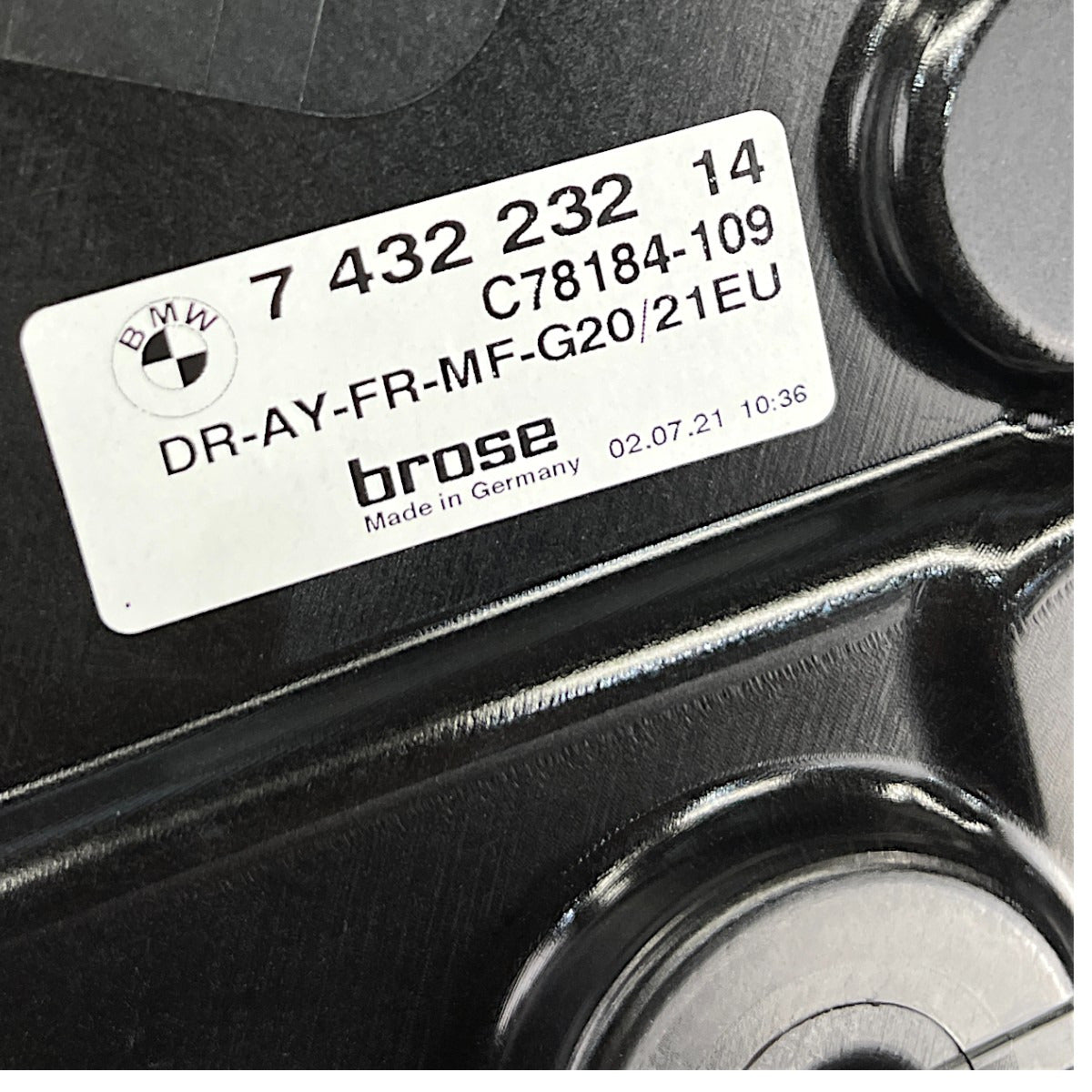 Máquina Vidro BMW 320i G20 2020 2021 2022 Dianteiro Direito