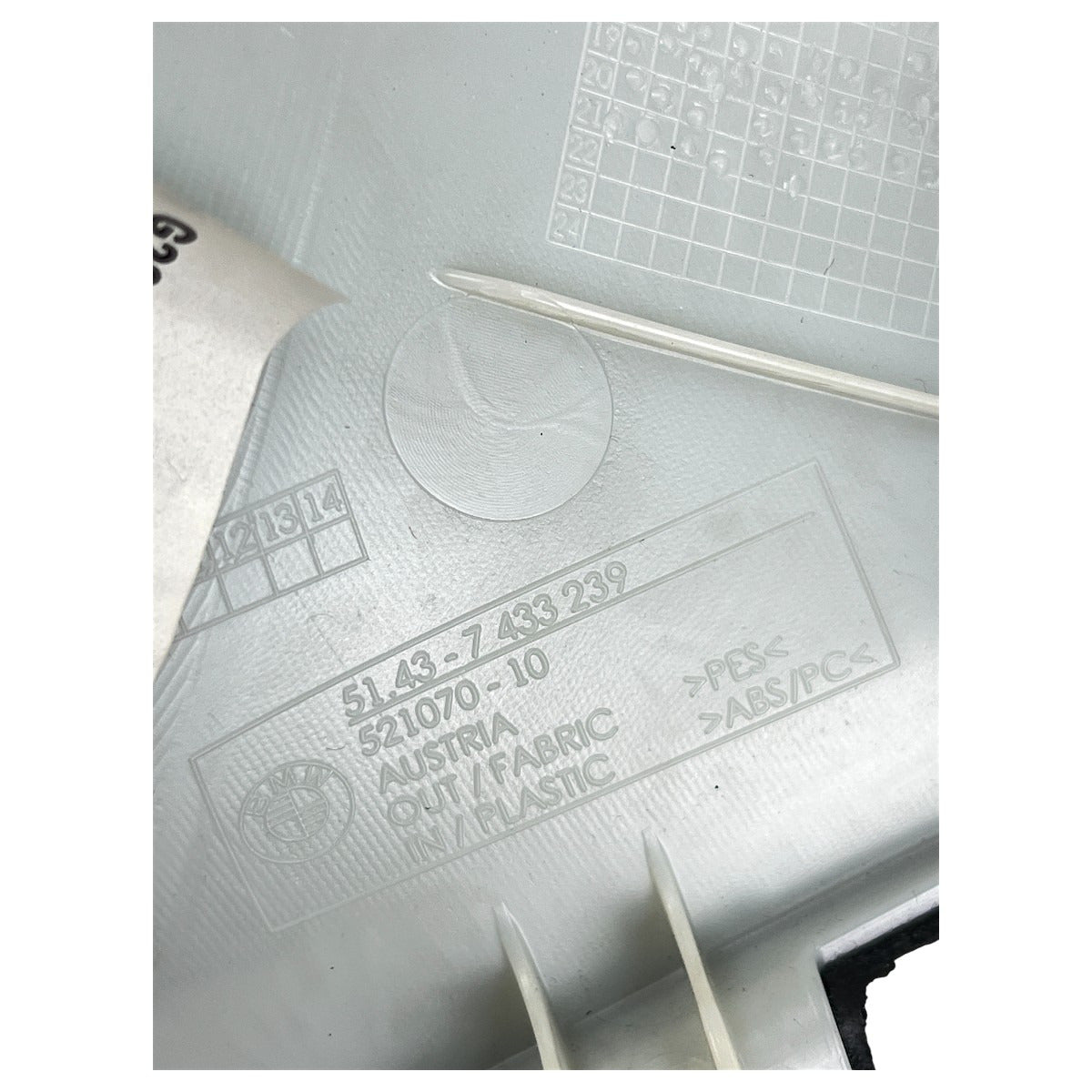 Moldura Coluna A BMW 320i M G20 2020 2021 2022 Dianteiro Esquerdo