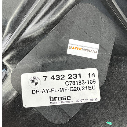 Máquina Vidro BMW 320i G20 2020 2021 2022 Dianteiro Esquerdo