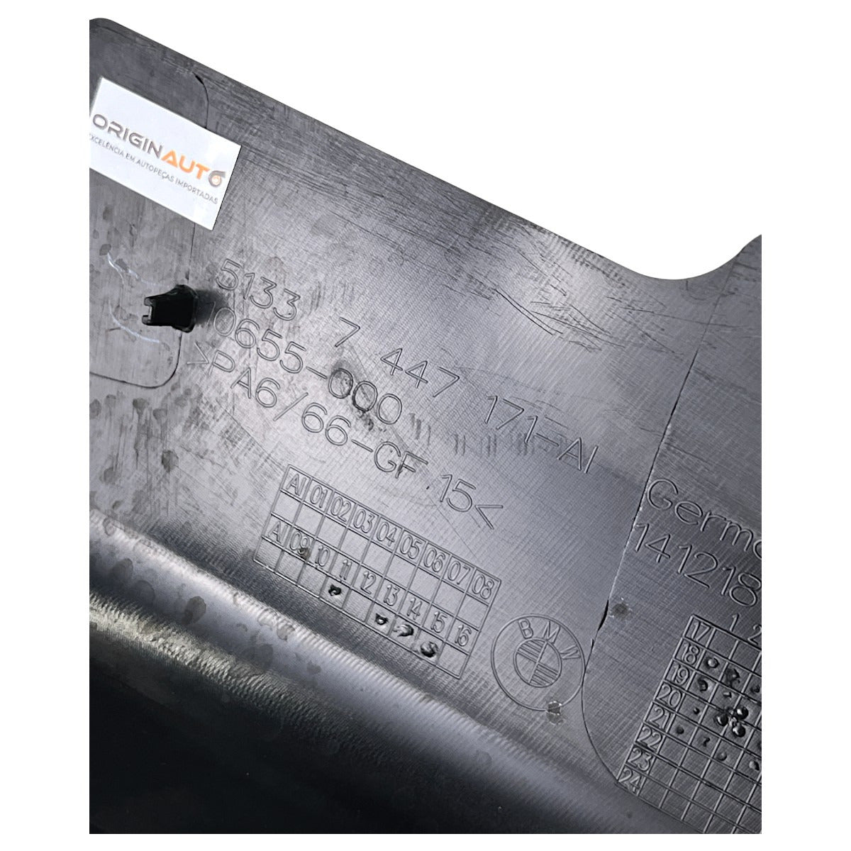 Canaleta Interna Porta BMW 320i 2021 2022 Dianteira Esquerda