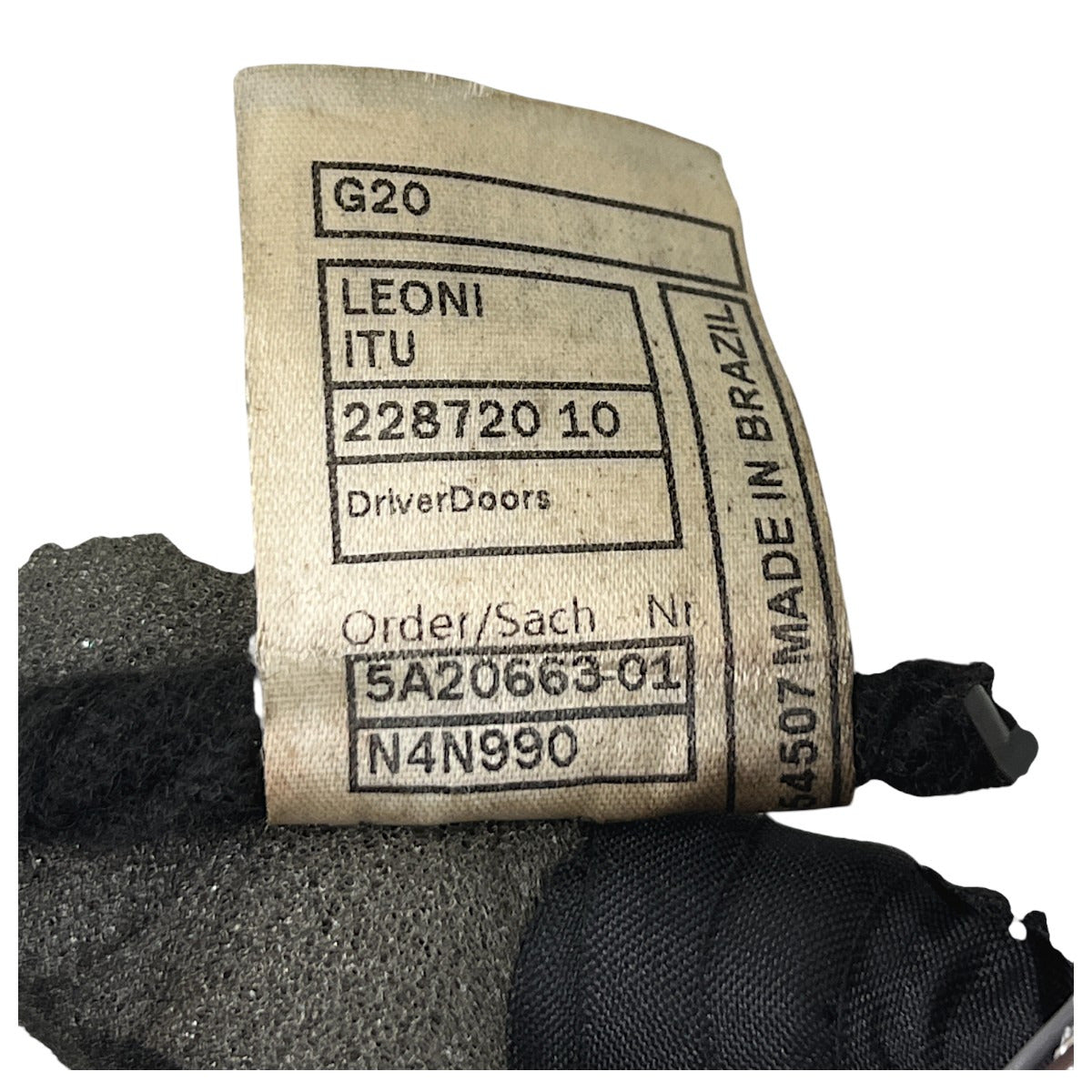 Chicote Porta BMW 320i G20 2020 2021 2022 Dianteiro Esquerdo