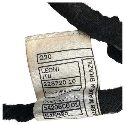 Chicote Porta BMW 320i G20 2020 2021 2022 Dianteiro Direito