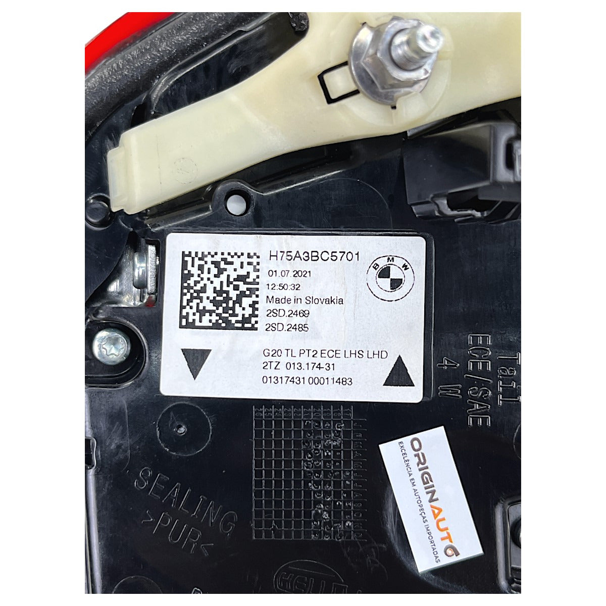 Lanterna BMW 320i G20 2019 2020 2021 2022 Tampa Esquerda