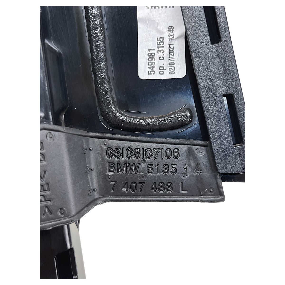 Moldura Coluna Porta BMW 320i 2020 2021 2022 Traseiro Esquerdo