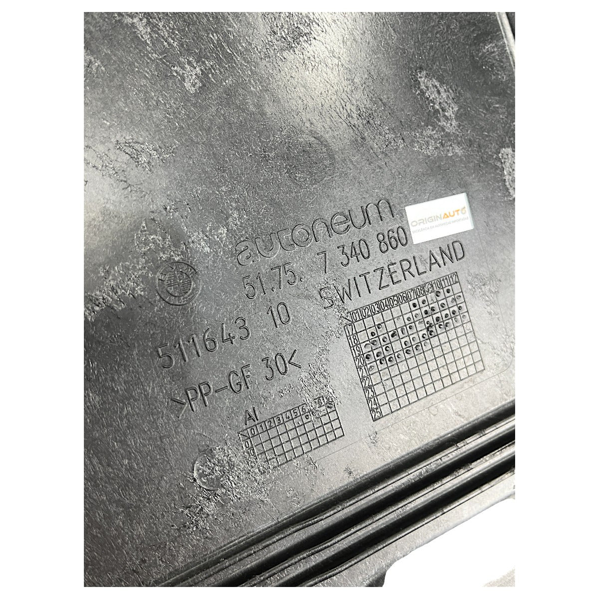 Protetor Assoalho BMW 320i 2020 2021 2022 Dianteiro Central