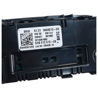 Comando Botão Ar Condicionado BMW 320i 2021 2022 Traseiro