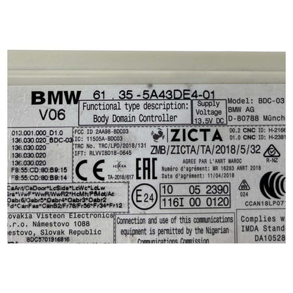 Módulo Central BCM Carroceria BMW 320i M G20 2020 2021 2022