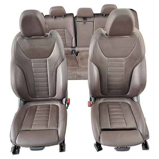 Jogo Bancos BMW 320i M Sport 2020 2021 2022 Couro Elétrico Mokka