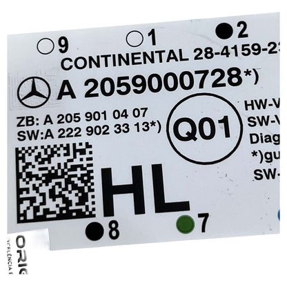 Módulo Porta Mercedes C180 2016 2017 2018 Traseiro Esquerdo