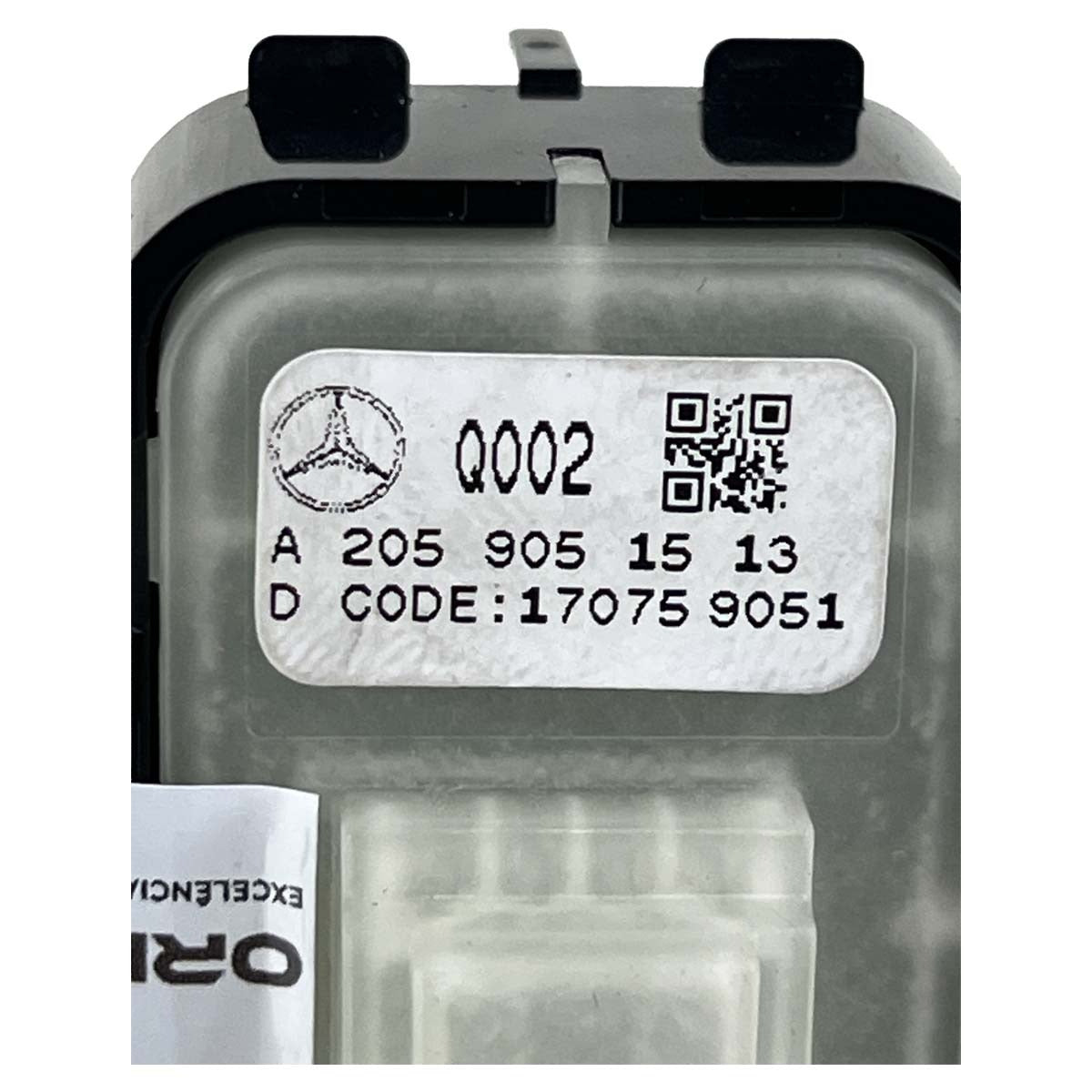Botão Comando Vidro Mercedes C180 C200 2015 2016 2017 2018