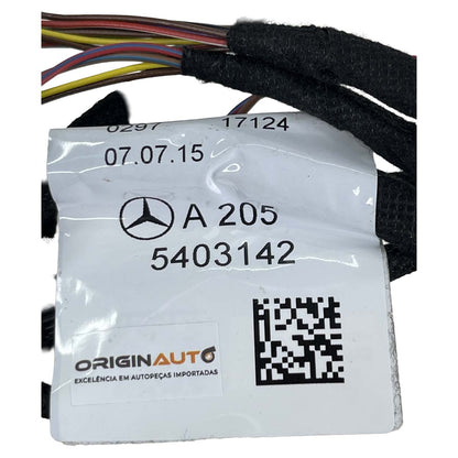 Chicote Porta Mercedes C180 2017 2018 Dianteiro Esquerdo