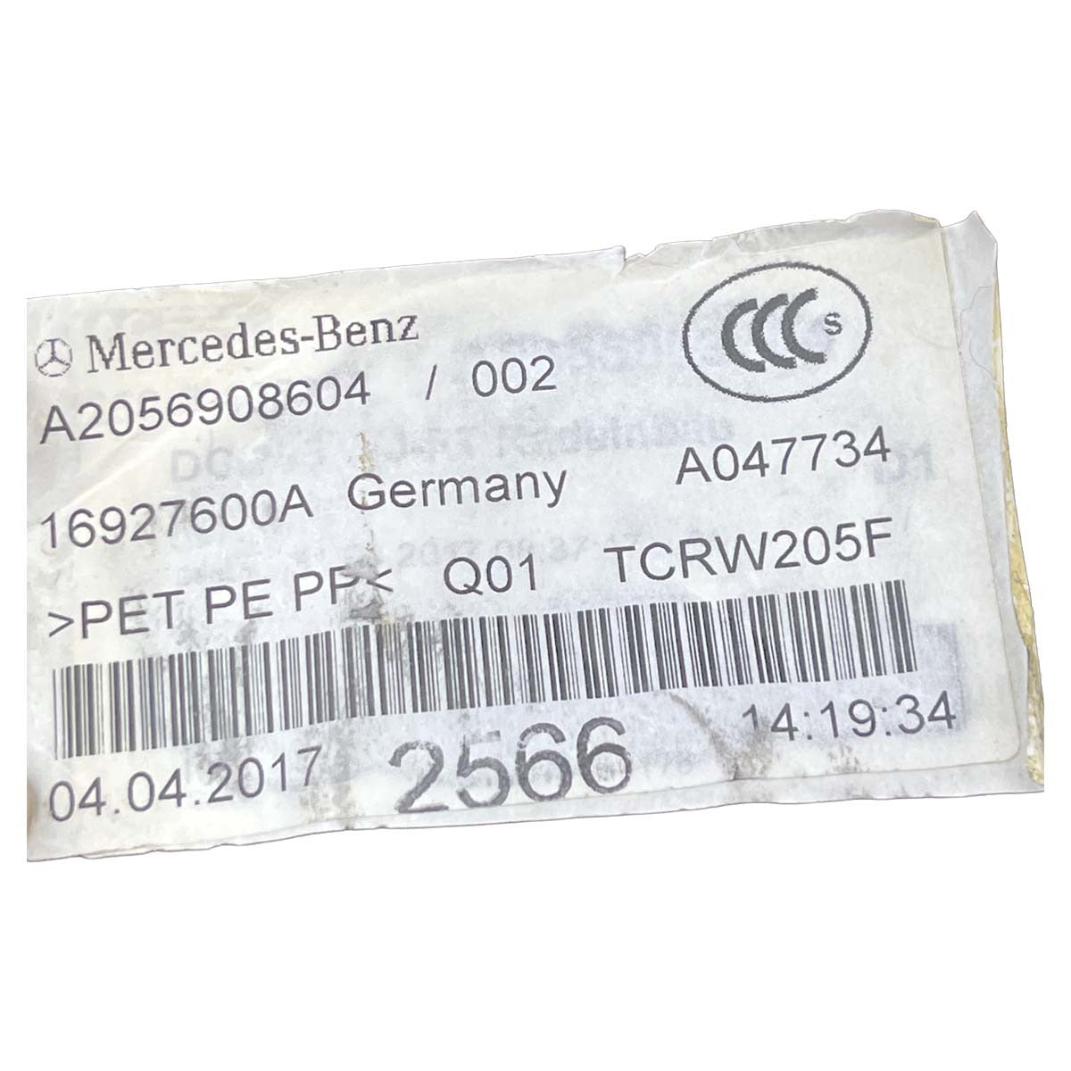 Forro Porta Mala Mercedes C180 C200 2016 2017 2018 Direito