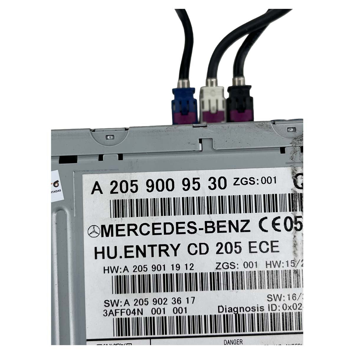 Módulo Som Leitor CD Mercedes C180 C200 2015 2016 2017 2018