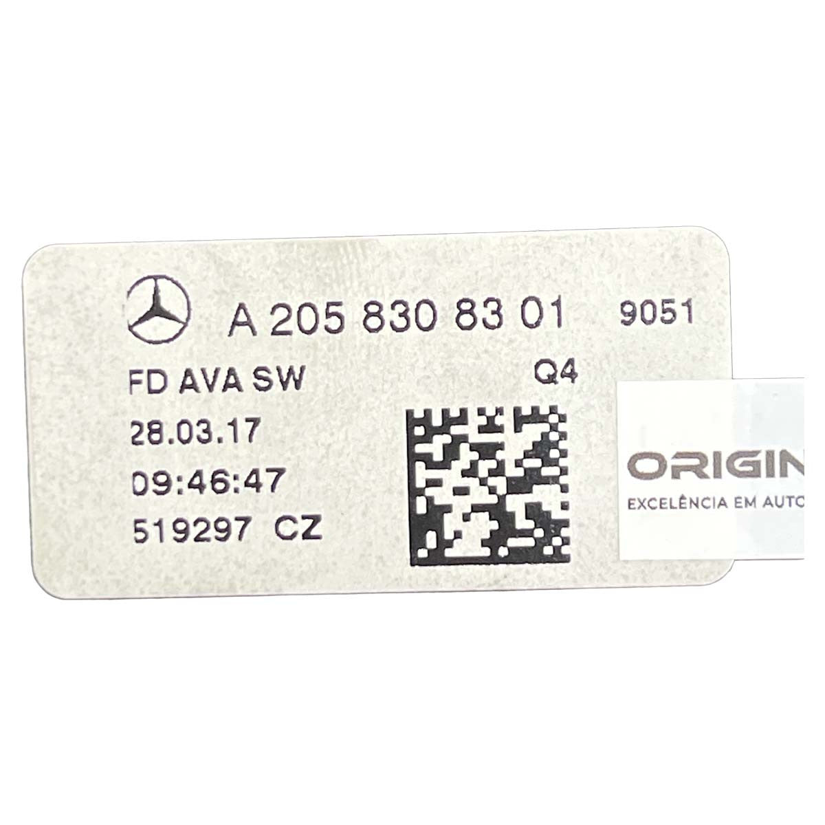 Difusor Ar Painel Mercedes C180 C200 2015 2016 2017 2018 Traseiro Central A2058308301