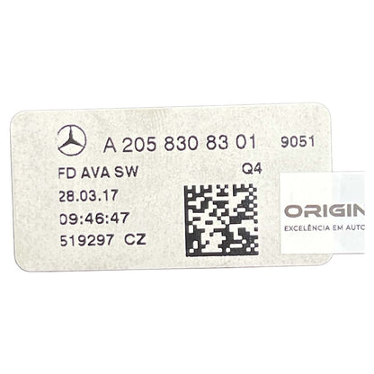 Difusor Ar Painel Mercedes C180 C200 2015 2016 2017 2018 Traseiro Central A2058308301