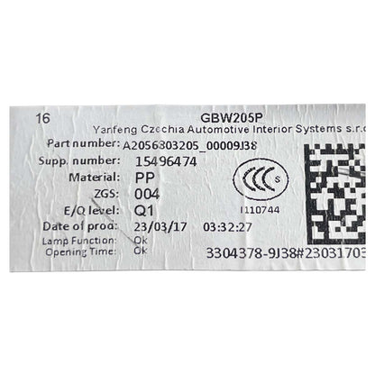 Porta Luva Tampa Mercedes C180 C200 15 2016 2017 2018 Luvas