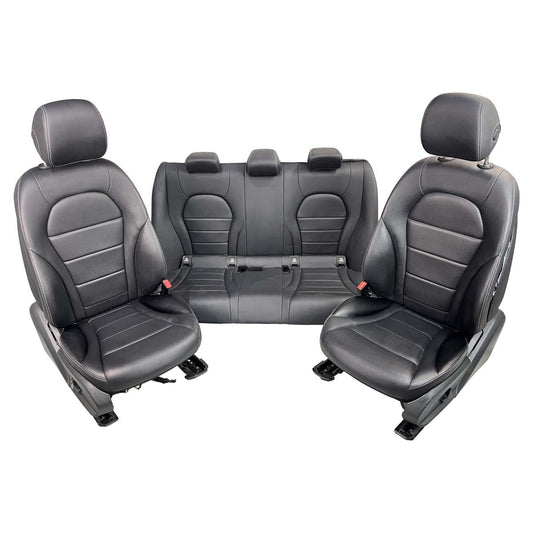 Jogo Bancos Couro Mercedes C180 C200 2015 2016 2017 2018