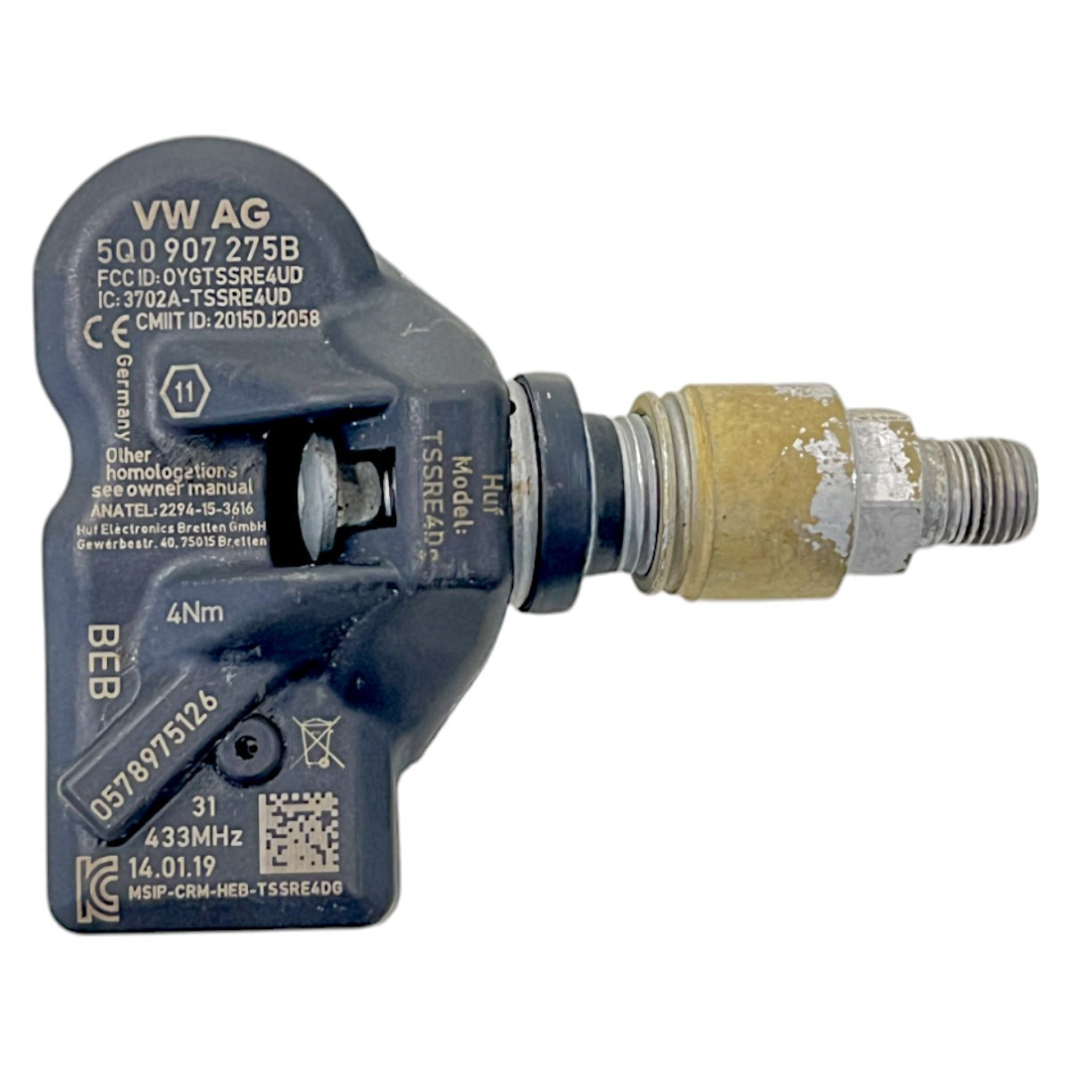 Sensor TPMS Pressão Pneus VW Amarok V6 2018 2019 5Q0907275B