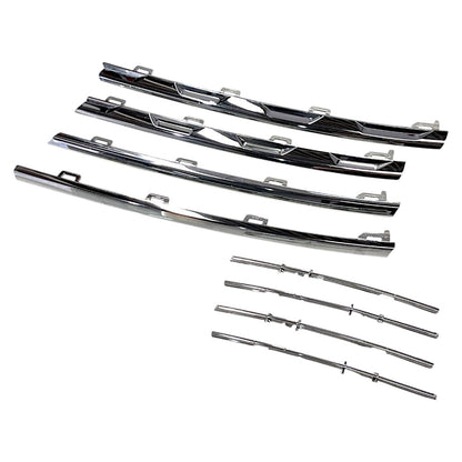 Conjunto Frisos Grade Parachoque VW Amarok V6 2019 Esquerdo