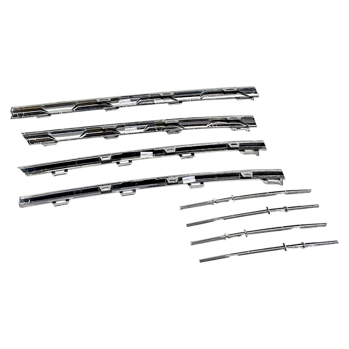 Conjunto Frisos Grade Parachoque VW Amarok V6 2019 Esquerdo