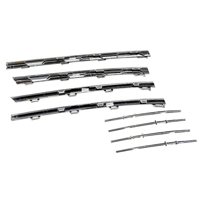 Conjunto Frisos Grade Parachoque VW Amarok V6 2019 Esquerdo